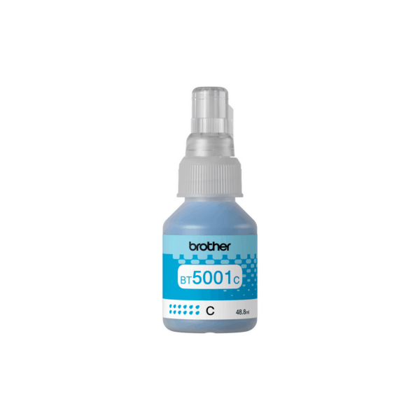 Botella de Tinta Brother BT5001-C Cian Original